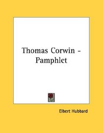 Thomas Corwin - Pamphlet