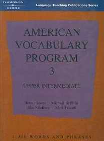 American Vocabulary Program 3: Upper Intermediate (Language Teaching Publications)