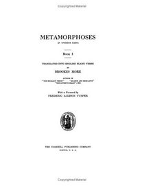 Metamorphoses Book One