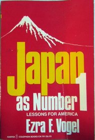 Japan As Number One: Lessons for America