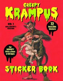 Krampus Sticker Book: 72 Reusable Stickers for Naughty Girls and Boys of All Ages