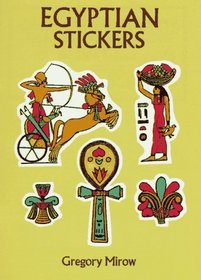 Egyptian Stickers: 25 Full-Color Pressure-Sensitive Designs (Pocket-Size Sticker Collections)