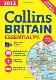 2013 Collins Britain Essential Road Atlas