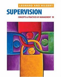 Supervision : Concepts and Practices of Management