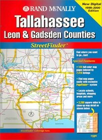 Rand McNally Tallahassee Leon  Gadsden Counties Streetfinder (Rand McNally Streetfinder)