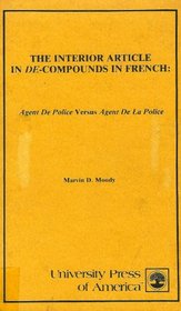 Interior Article in De-compounds in French