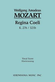 Regina Coeli, K. 276 - Vocal Score