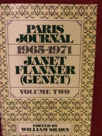 Paris Journal 1965-1971