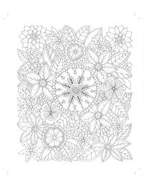 Zendoodle Coloring: Tranquil Gardens: Floral Beauty to Color and Display