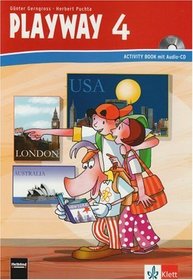 Playway 4 / Activity Book mit Audio-CD