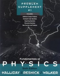 Fundamentals of Physics, , Problem Supplement No. 1
