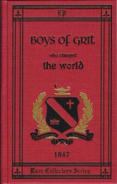 Boys of Grit Who Changed the World (Boys of Grit, Bk 2) (Rare Collector's)