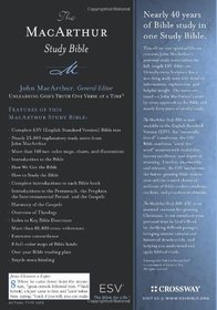 The MacArthur Study Bible: English Standard Version, Personal Size
