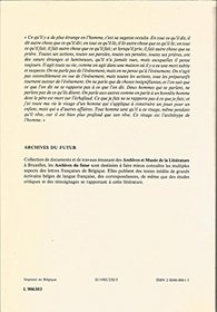 Introduction a une psychologie des songes: 1886-1896 (Archives du futur) (French Edition)