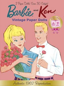 Barbie and Ken Vintage Paper Dolls (Barbie) (Paper Doll Book)