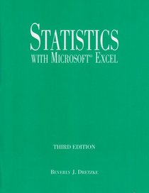 Statistics with Microsoft Excel (3rd Edition)