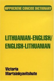 Lithuanian-English/English-Lithuanian (Hippocrene Concise Dictionary)