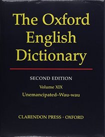 Oxford English Dictionary Edition Volume 19