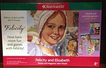 Felicity and Elizabeth Books and Magnetic Mini World (Meet Felicity and Very Funny, Elizabeth books, Felicity's Magnetic Mini World, AG trading cards, and Felicity bookmark)
