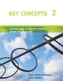 Key Concepts 2: Listening, Note Taking, and Speaking Across the Disciplines