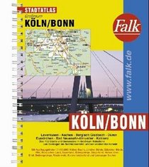 Stadteatlas Grossraum Koln-Bonn-Aachen-Koblenz: 1:20.000 (Falk Plan) (German Edition)