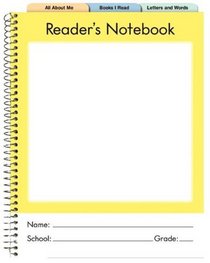 Reader's Notebook:PRIMARY (K-2) (5 pack)