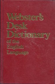 Webster's Desk Dictionary