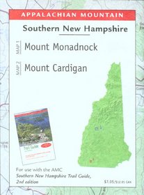 Southern New Hampshire Trail Map: Mount Monadnock and Cardigan