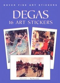 Degas : 16 Art Stickers (Fine Art Stickers)