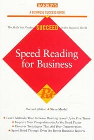 Speed Reading for Business (Barron's Business Success Guides)