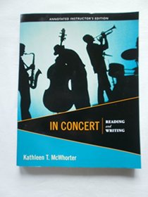 Title: IN CONCERT:READING+WRITING >AN