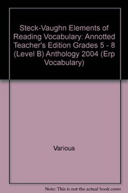 Erv Lvb Teacher Ann. Anthology (Erp Vocabulary)