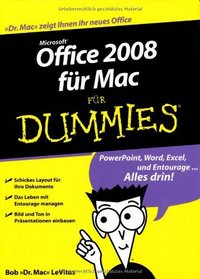 Office 2008 Fur Mac Fur Dummies (German Edition)