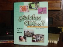 Sabias que...? Beginning Spanish Third Edition