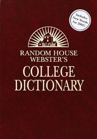 Random House Webster's College Dictionary: Second Edition (Deluxe Leather-Look Ed) Kraft Based (Random House Webster's College Dictionary)