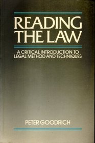 Reading the Law: A Critical Introduction to Legal Method and Techniques