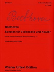 Sonatas for Violincello and Piano (English and German Edition)