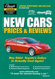 Edmund's New Cars Prices and Reviews: Fall 2000 (Edmundscom New Car and Trucks Buyer's Guide)