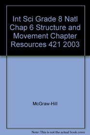 Int Sci Grade 8 Natl Chap 6 Structure and Movement Chapter Resources 421 2003