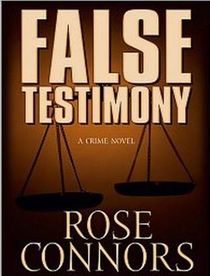 False Testimony (Marty Nickerson, Bk 4) (Large Print)