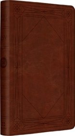 ESV Thinline Bible (TruTone, Brown, Window Design)