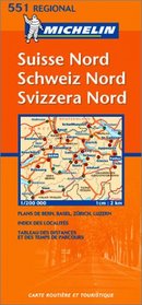 Michelin Suisse Nord/Schweiz Nord/Svizzera Nord