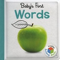 Building Blocks Words Baby's First Padded Board Book