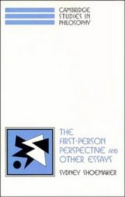 The First-Person Perspective and Other Essays (Cambridge Studies in Philosophy)