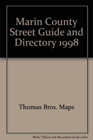 Marin County Street Guide and Directory 1998