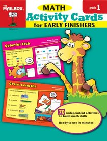Activity Cards for Early Finishers: Math (Gr.1)