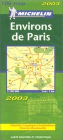 Michelin 2003 Environs of Paris Map