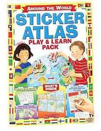 Around the World Sticker Atlas Play & Learn Pack