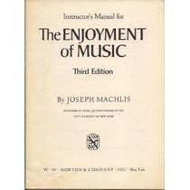 Instructor's manual for The enjoyment of music, 3d ed