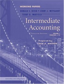 Intermediate Accounting: Working Papers, 12th Edition
